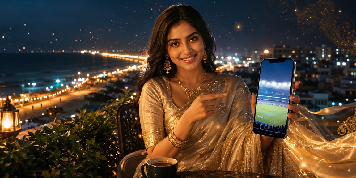 কক্সবাজারে শাড়ি পরা একজন বাংলাদেশি নারী bettekka স্পোর্টস বেটিং উপভোগ করছেন